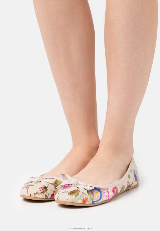 Z62T2107 Women Anna Field Ballet Pumps Beige