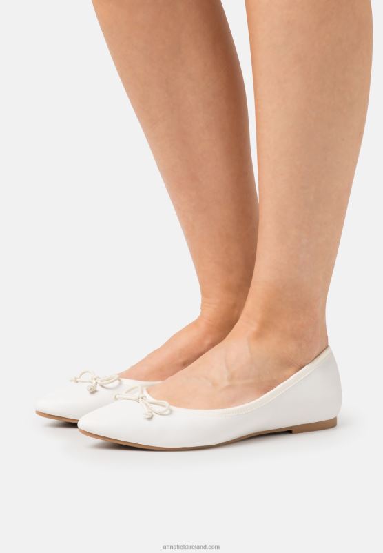Z62T2111 Women Anna Field Ballet Pumps White
