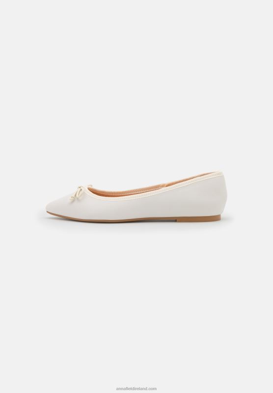 Z62T2111 Women Anna Field Ballet Pumps White