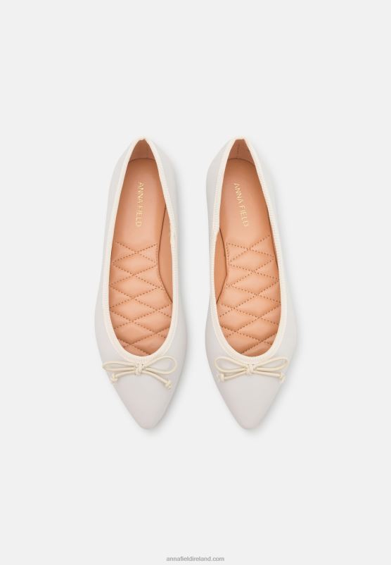 Z62T2111 Women Anna Field Ballet Pumps White