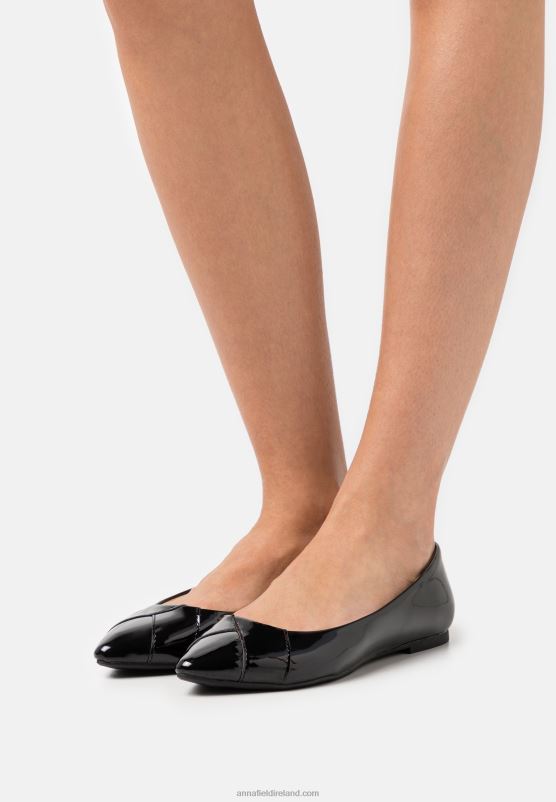 Z62T2117 Women Anna Field Ballet Pumps Black
