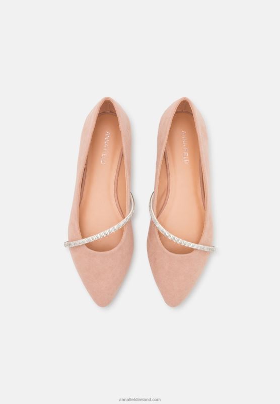 Z62T2118 Women Anna Field Ballet Pumps Light Pink