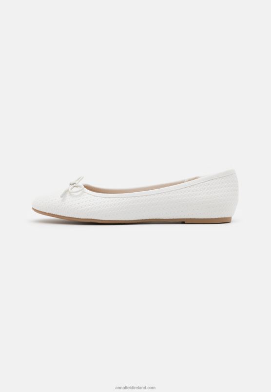Z62T2121 Women Anna Field Ballet Pumps White
