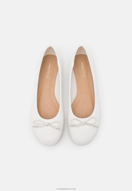 Z62T2121 Women Anna Field Ballet Pumps White