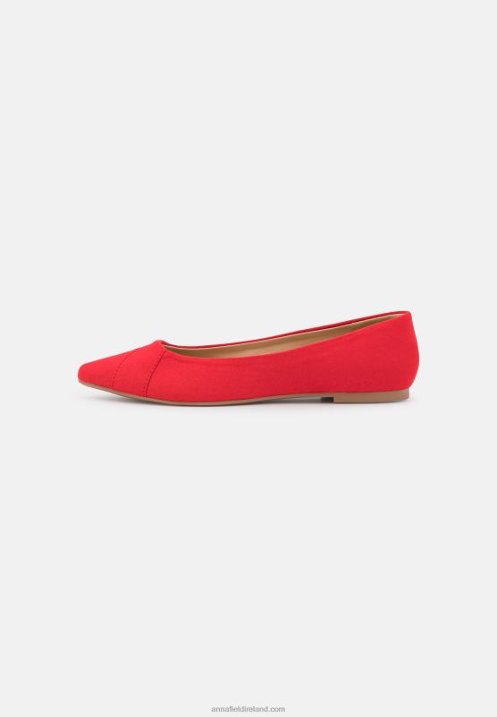 Z62T2127 Women Anna Field Ballet Pumps Red