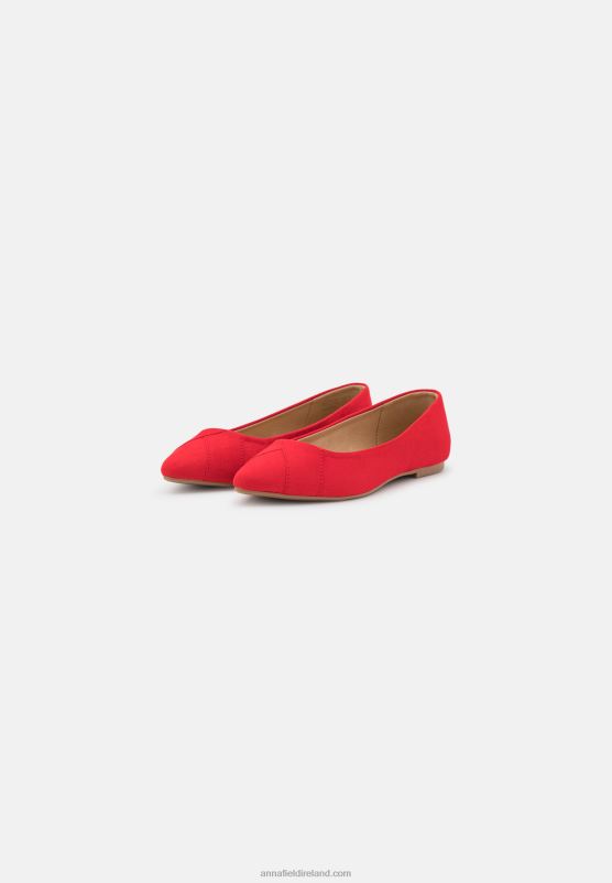 Z62T2127 Women Anna Field Ballet Pumps Red