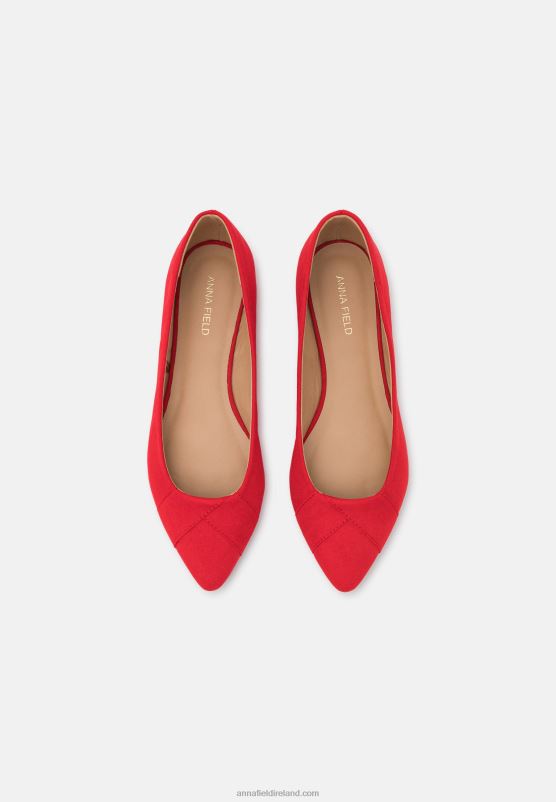 Z62T2127 Women Anna Field Ballet Pumps Red
