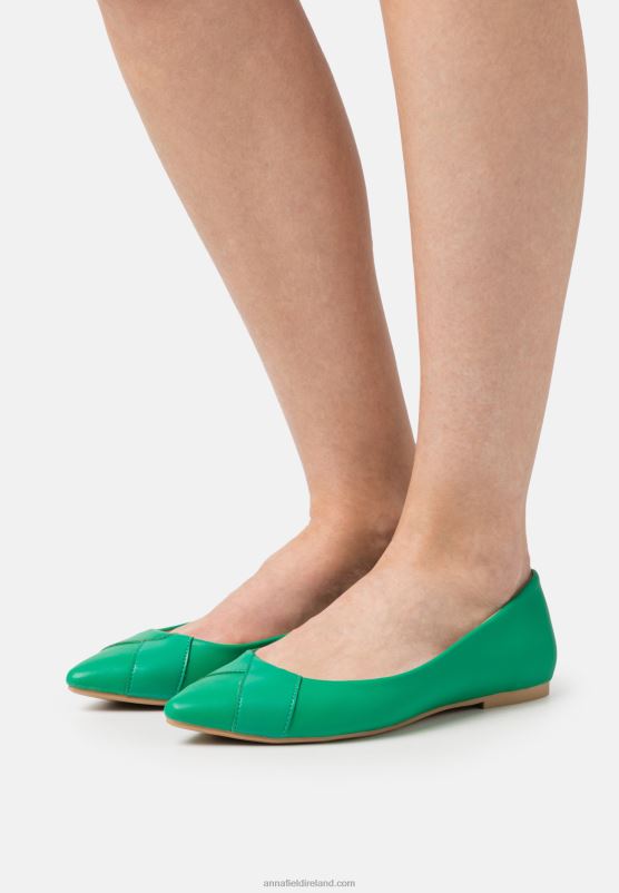 Z62T2133 Women Anna Field Ballet Pumps Green