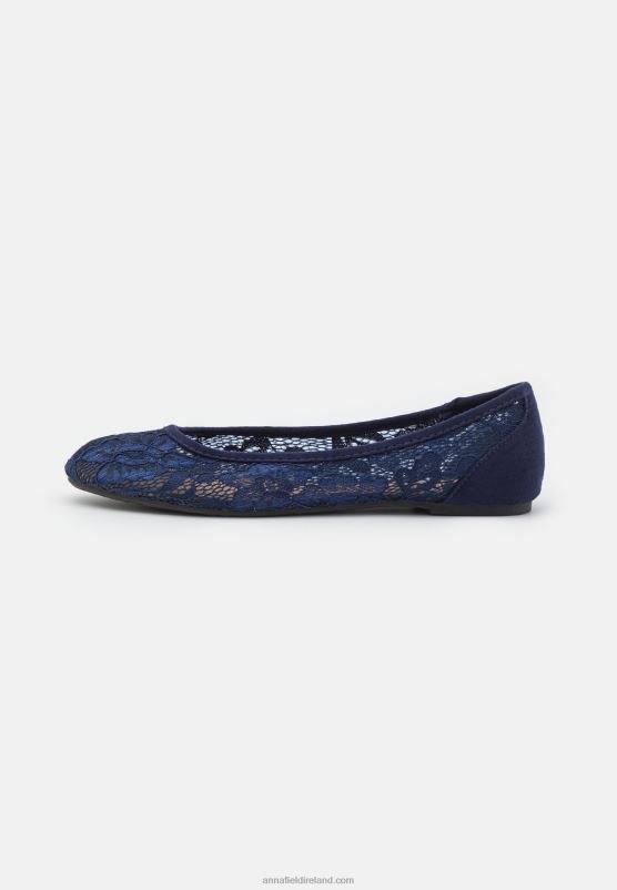 Z62T2141 Women Anna Field Ballet Pumps Dark Blue