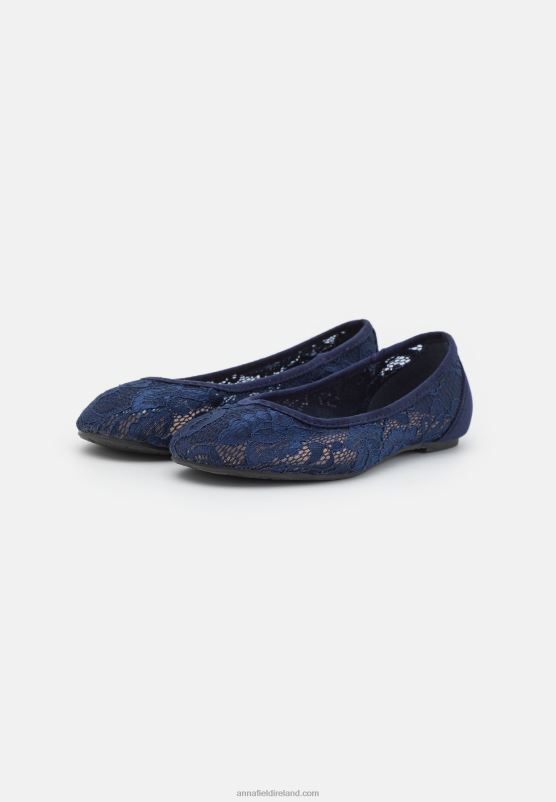 Z62T2141 Women Anna Field Ballet Pumps Dark Blue