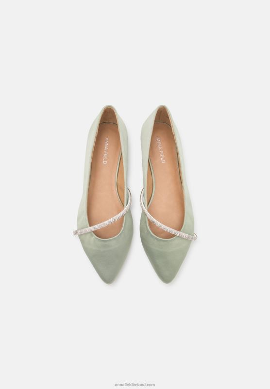 Z62T2150 Women Anna Field Ballet Pumps Green