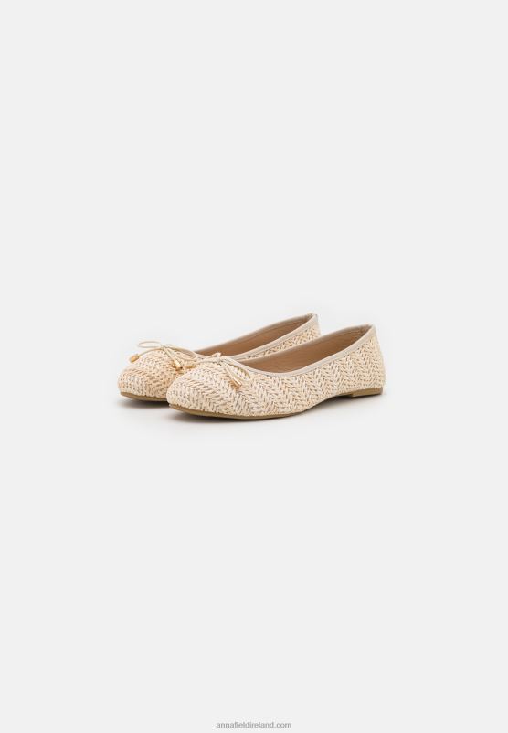 Z62T2154 Women Anna Field Ballet Pumps Beige