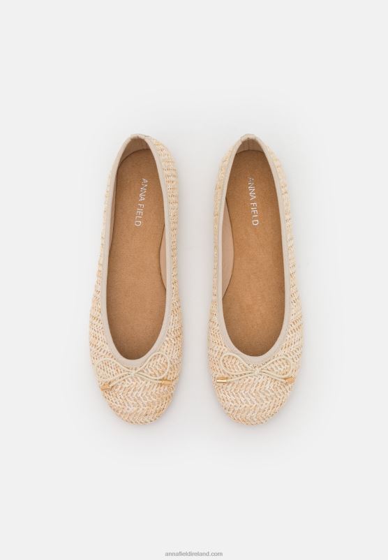 Z62T2154 Women Anna Field Ballet Pumps Beige