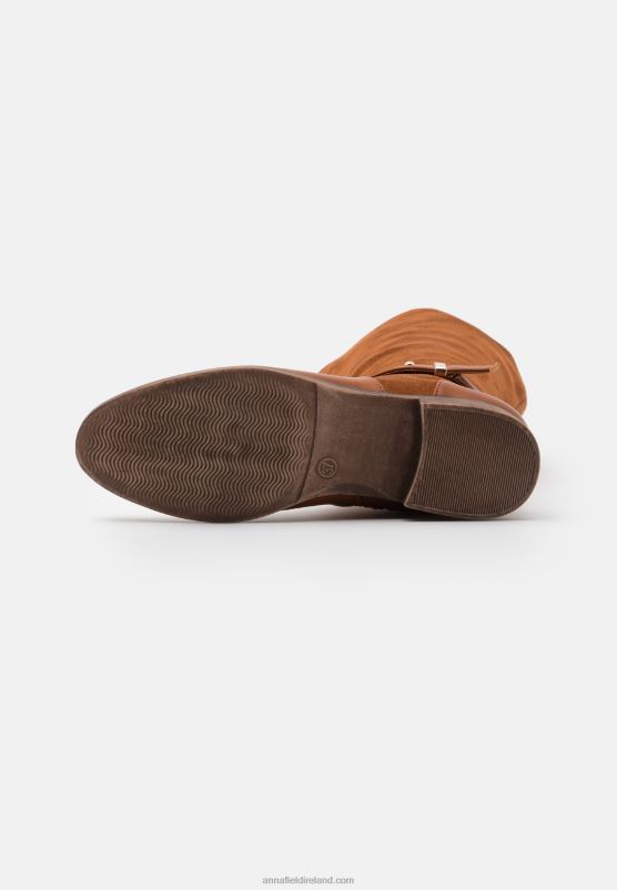 Z62T2190 Women Anna Field Boots Cognac