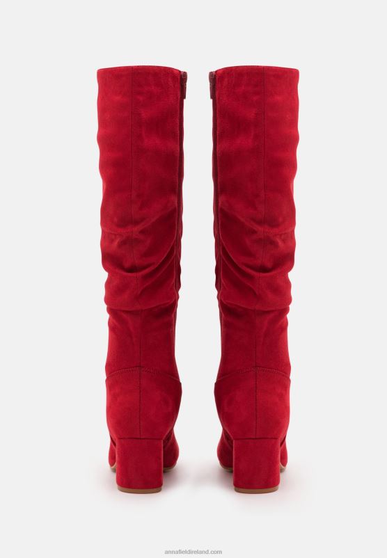 Z62T2208 Women Anna Field Boots Red