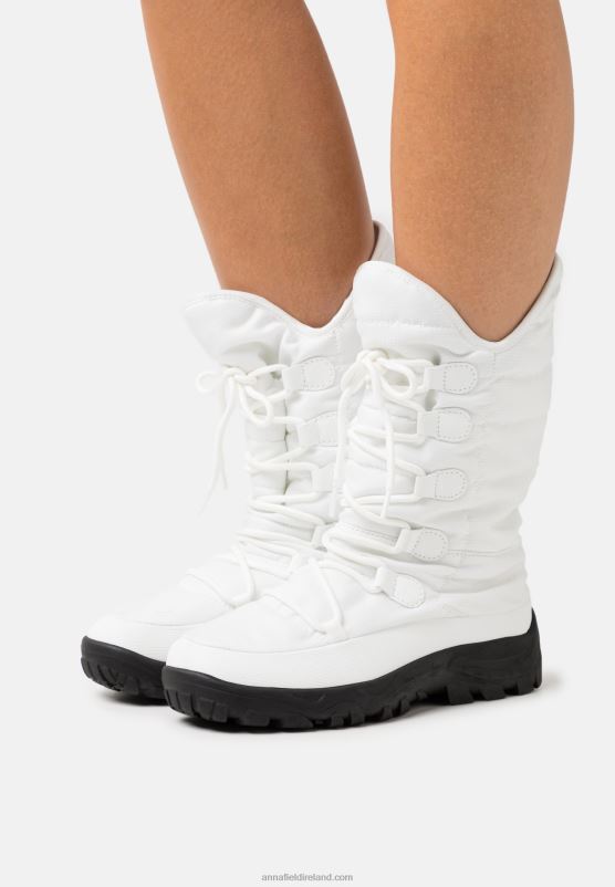 Z62T2212 Women Anna Field Winter Boots White