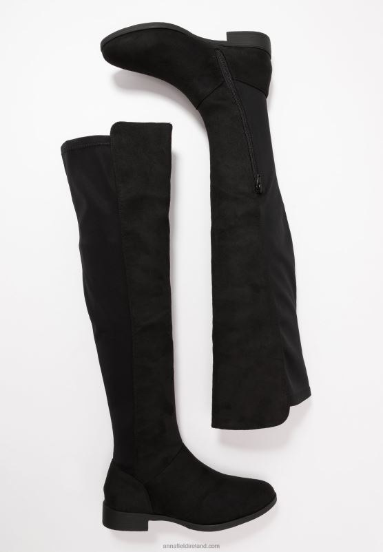 Z62T2226 Women Anna Field Over-The-Knee Boots Black