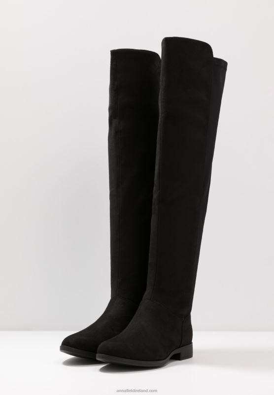 Z62T2226 Women Anna Field Over-The-Knee Boots Black