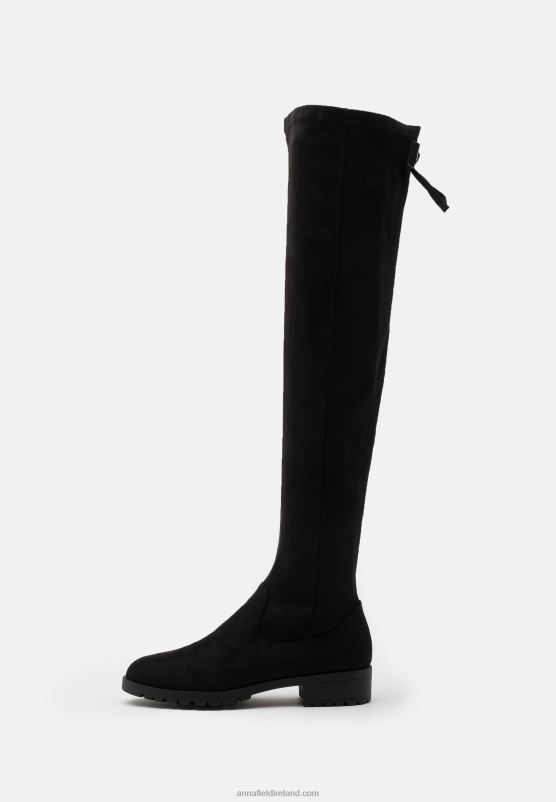 Z62T2229 Women Anna Field Over-The-Knee Boots Black