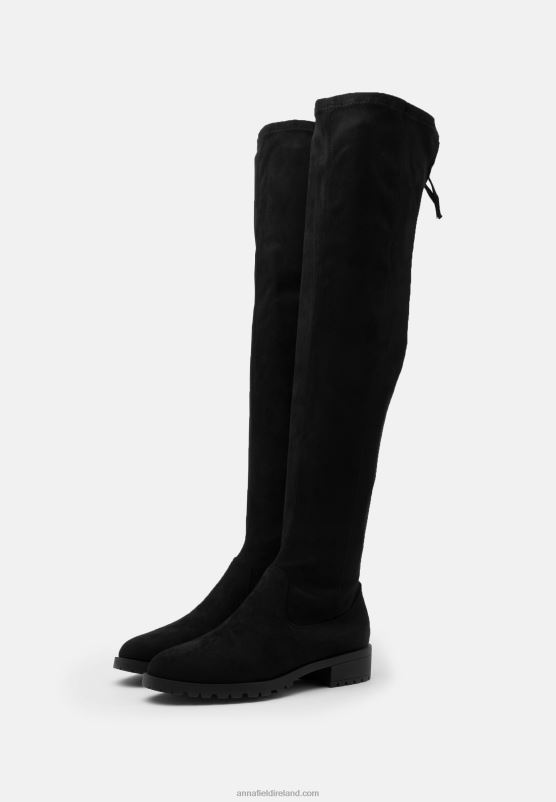 Z62T2229 Women Anna Field Over-The-Knee Boots Black