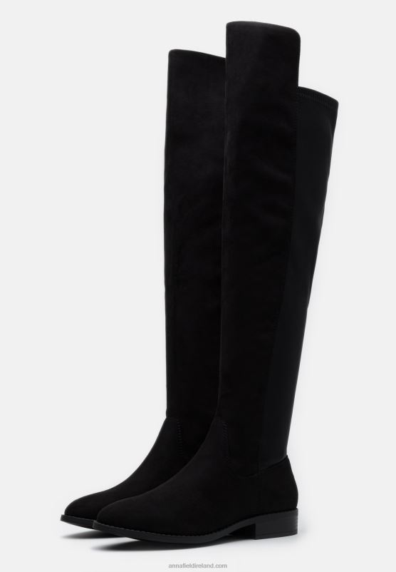 Z62T2230 Women Anna Field Over-The-Knee Boots Black