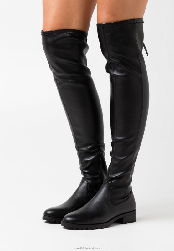 Z62T2231 Women Anna Field Over-The-Knee Boots Black