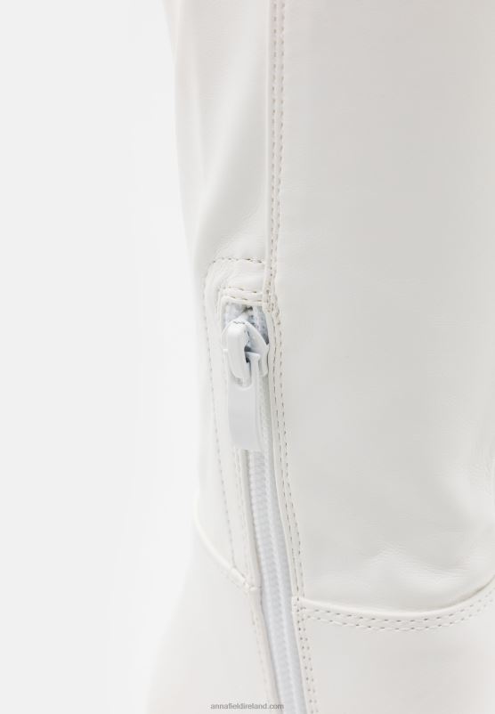 Z62T2233 Women Anna Field Over-The-Knee Boots White