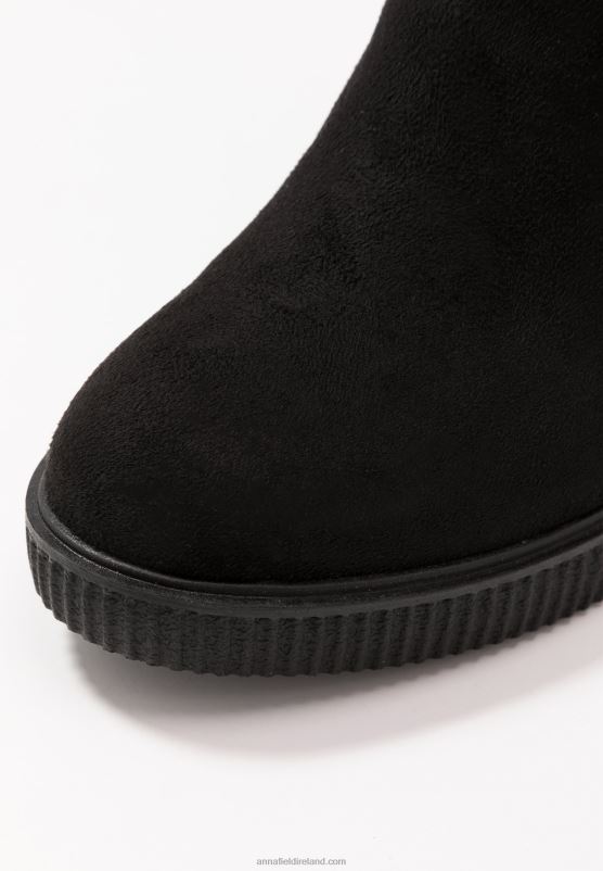 Z62T2236 Women Anna Field Over-The-Knee Boots Black