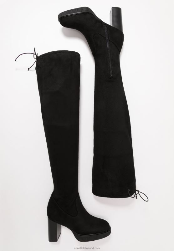 Z62T2236 Women Anna Field Over-The-Knee Boots Black