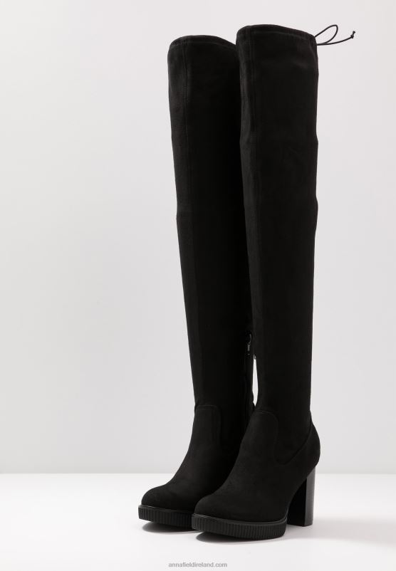 Z62T2236 Women Anna Field Over-The-Knee Boots Black