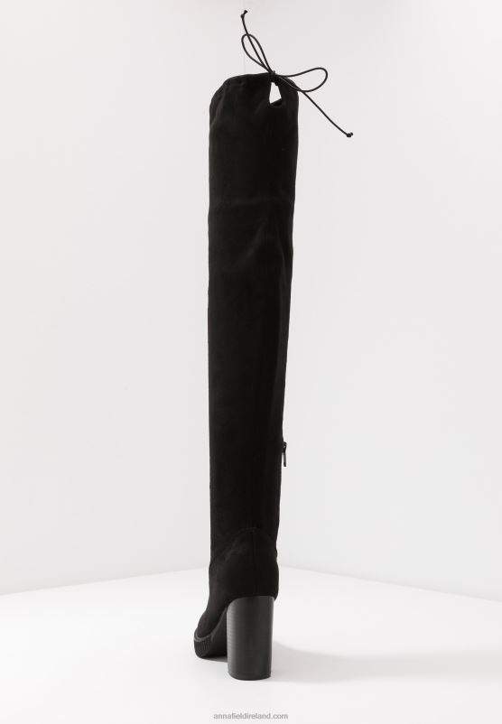 Z62T2236 Women Anna Field Over-The-Knee Boots Black