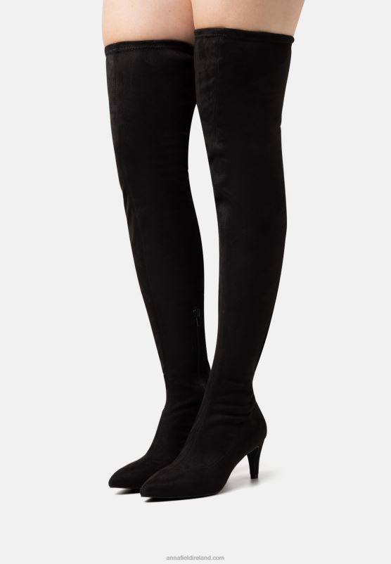 Z62T2240 Women Anna Field Over-The-Knee Boots Black