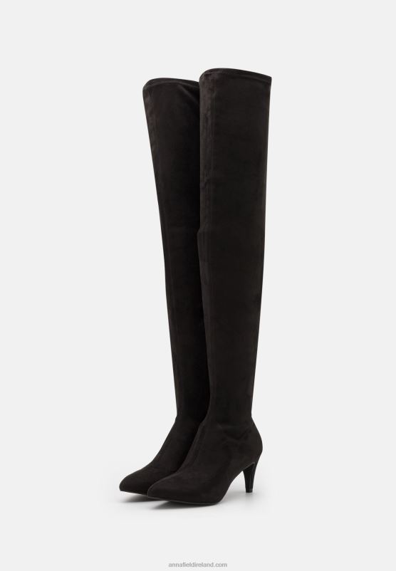 Z62T2240 Women Anna Field Over-The-Knee Boots Black