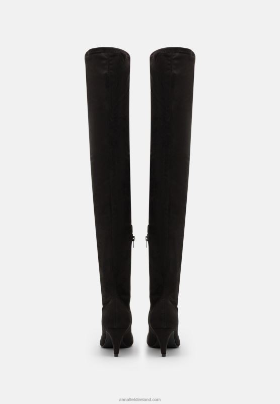 Z62T2240 Women Anna Field Over-The-Knee Boots Black
