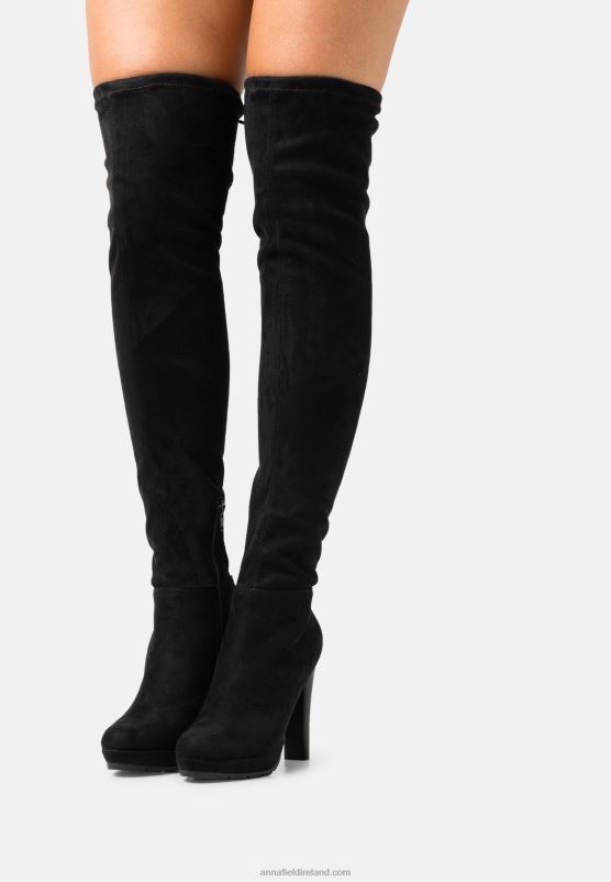 Z62T2241 Women Anna Field Platform Boots Black