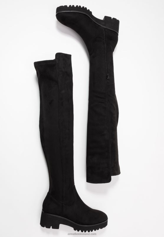 Z62T2244 Women Anna Field Over-The-Knee Boots Black
