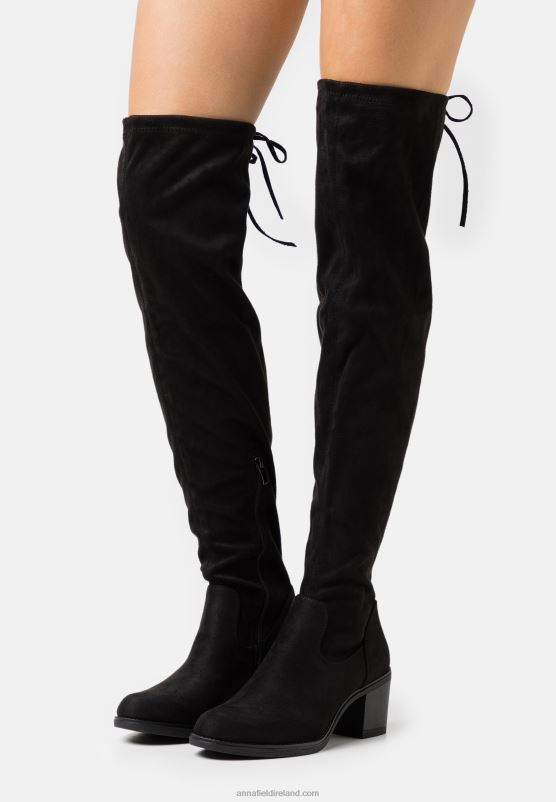 Z62T2246 Women Anna Field Over-The-Knee Boots Black