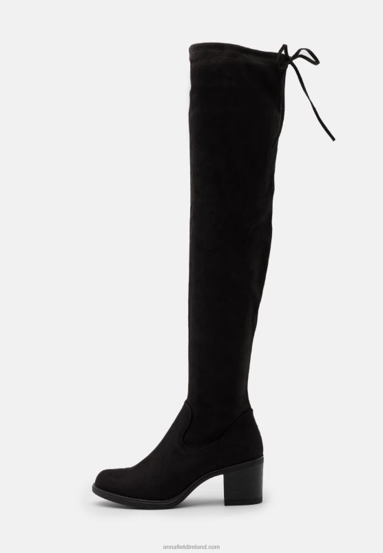 Z62T2246 Women Anna Field Over-The-Knee Boots Black