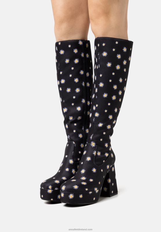 Z62T2250 Women Anna Field Platform Boots Black