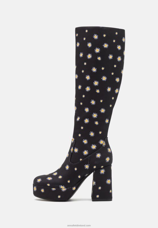 Z62T2250 Women Anna Field Platform Boots Black