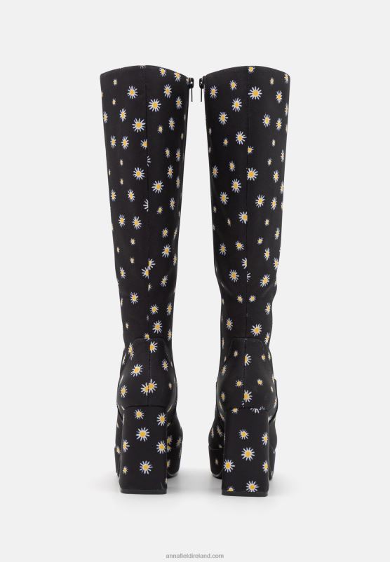 Z62T2250 Women Anna Field Platform Boots Black