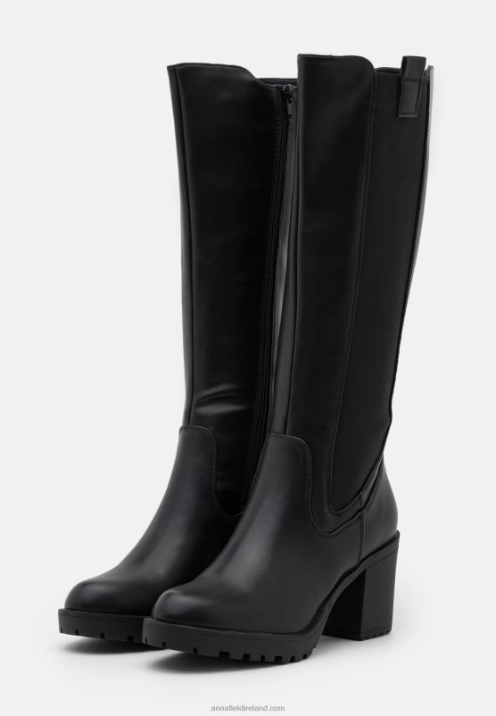 Z62T2254 Women Anna Field Platform Boots Black