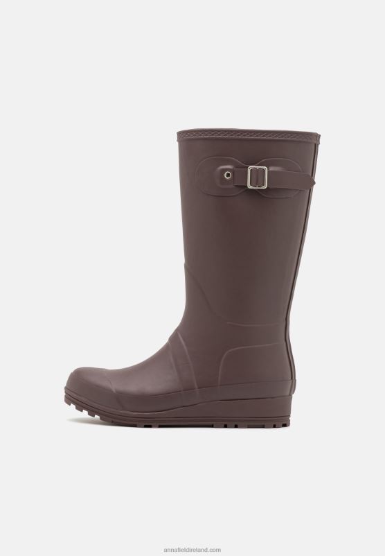 Z62T2264 Women Anna Field Wellies Brown
