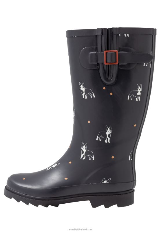 Z62T2265 Women Anna Field Wellies Dark Blue