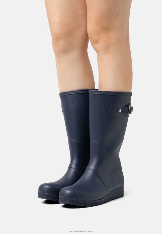 Z62T2267 Women Anna Field Wellies Dark Blue