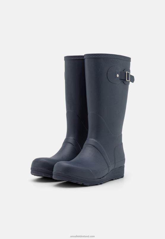 Z62T2267 Women Anna Field Wellies Dark Blue