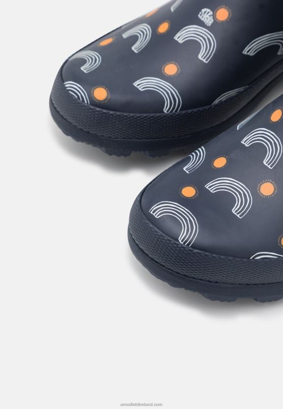 Z62T2268 Women Anna Field Wellies Dark Blue