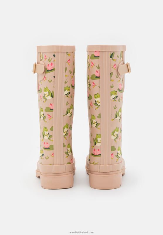 Z62T2271 Women Anna Field Wellies Beige