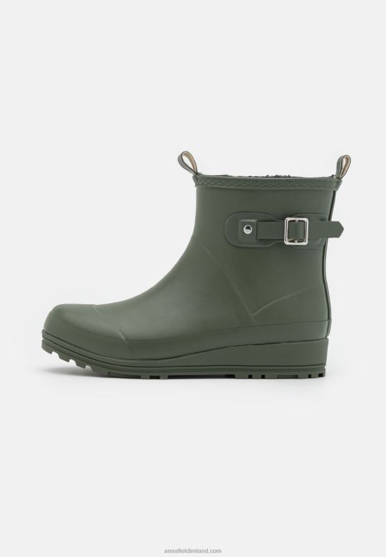 Z62T2272 Women Anna Field Wellies Dark Green