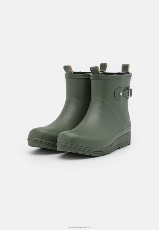 Z62T2272 Women Anna Field Wellies Dark Green